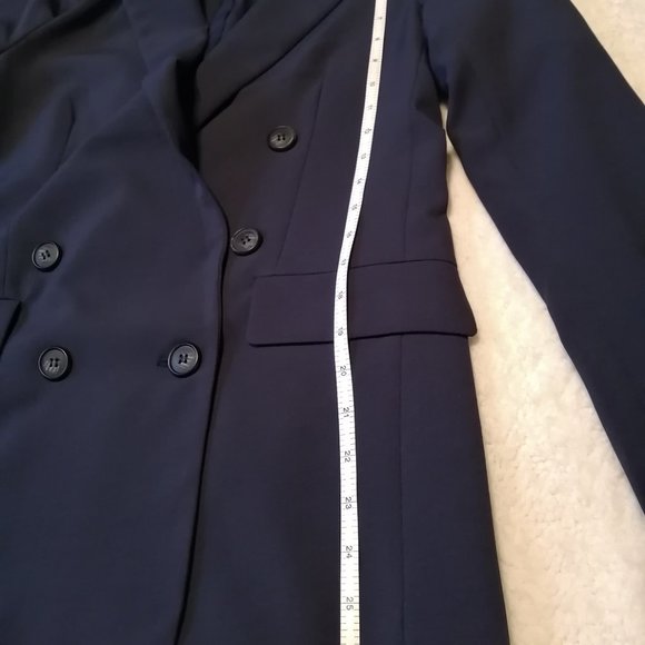 Forever 21, navy blue double-breasted blazer - Picture 11 of 13